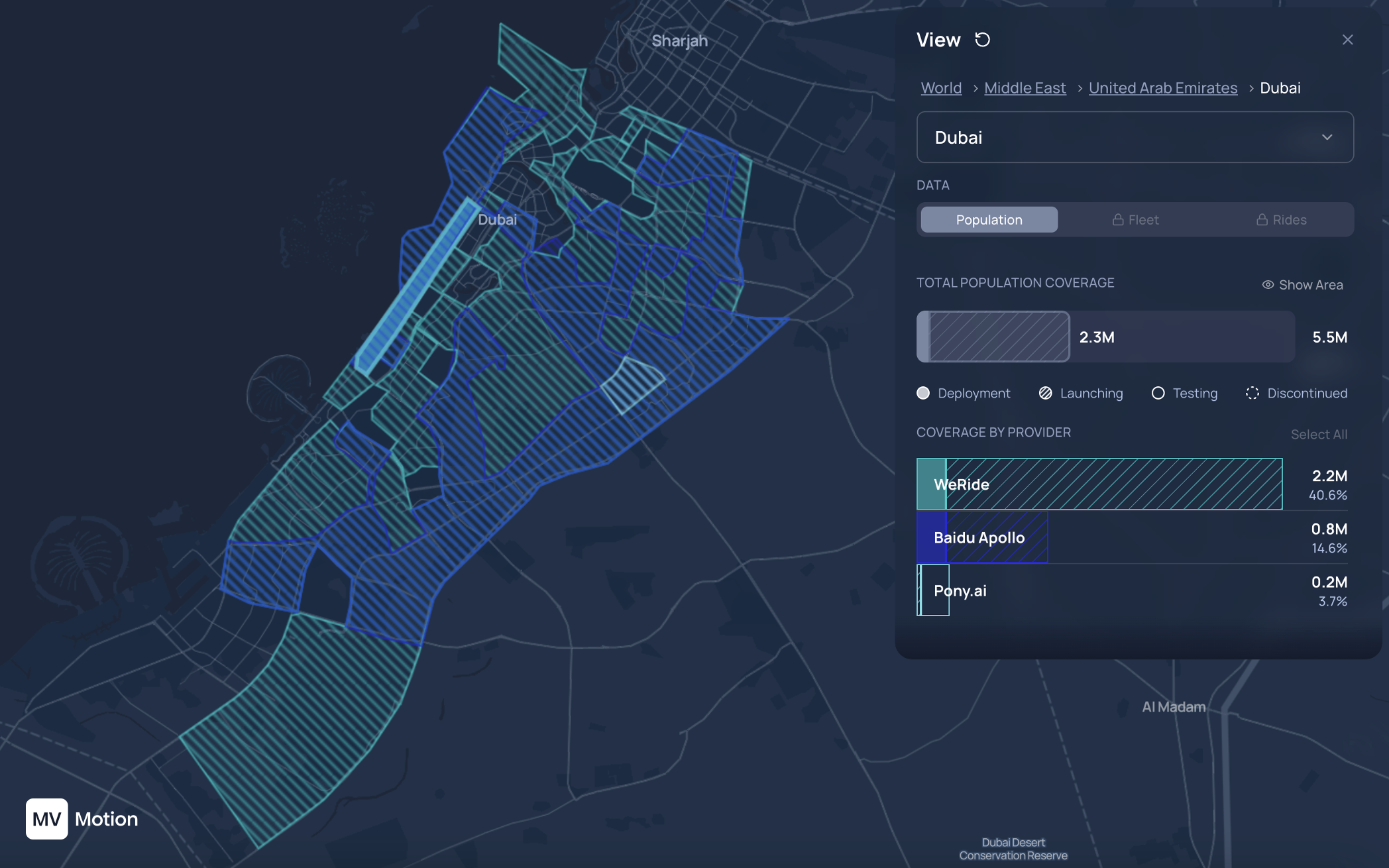 WeRide's, Baidu's, and Pony.ai's upcoming expansions in Dubai
